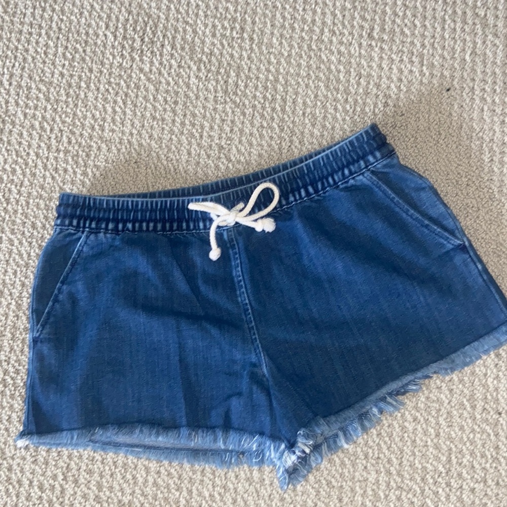 Aerie Faux Denim Shorts